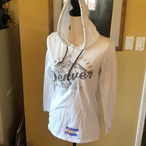 Long sleeve hooded shirt